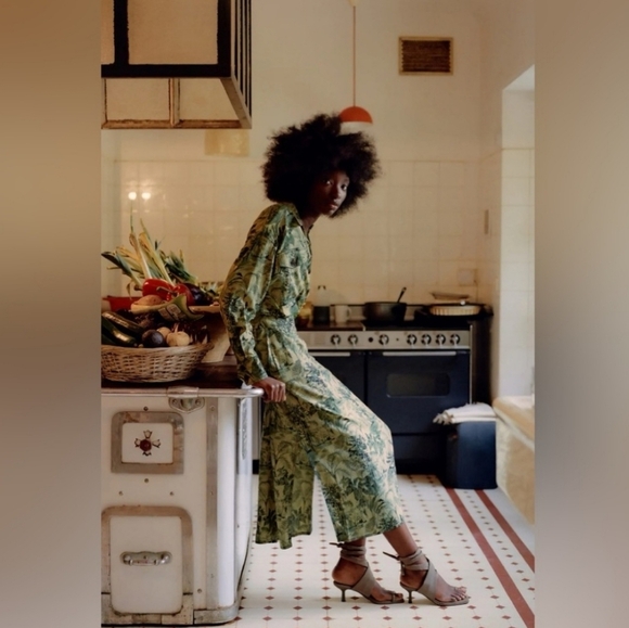 ZARA Linen Dress 14 - Picture 6 of 14